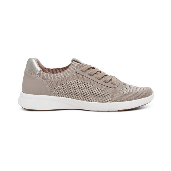 Aetrex Teagan Arch Support Sneakers Γυναικεια Ασπρα Greece 03157GRES